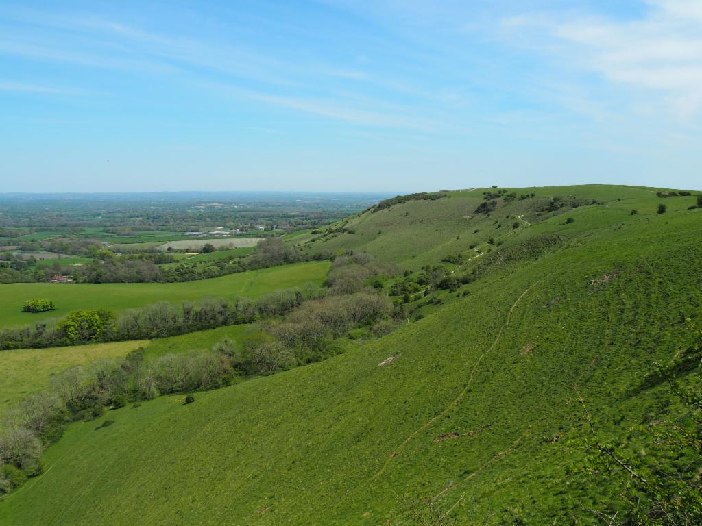 View from Ditchling Beacon towards the east