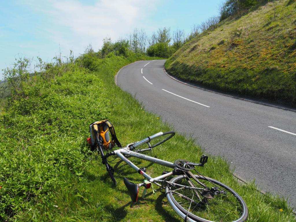 Mountain road to Ditchling Beacon