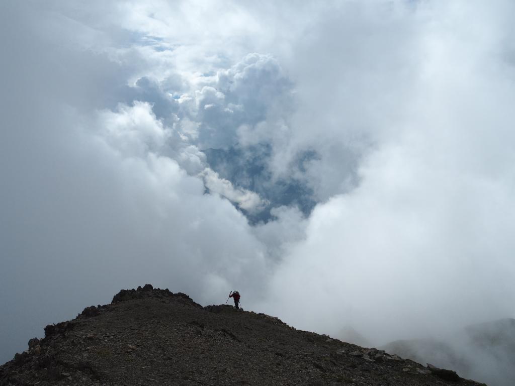 Arrivée au sommet