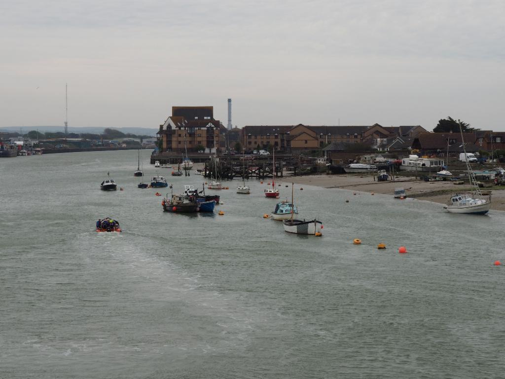 Mouth of river Adur at Shoreham