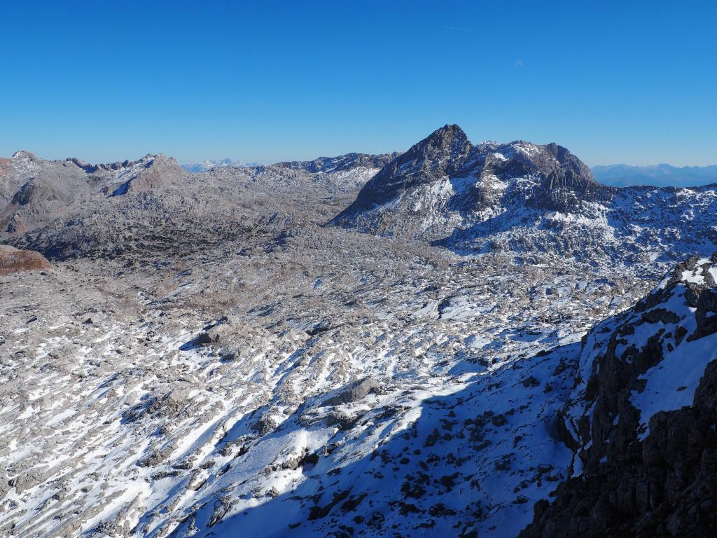 Blick vom Ahlhorn übers Steinerne Meer nach Osten am Rückweg