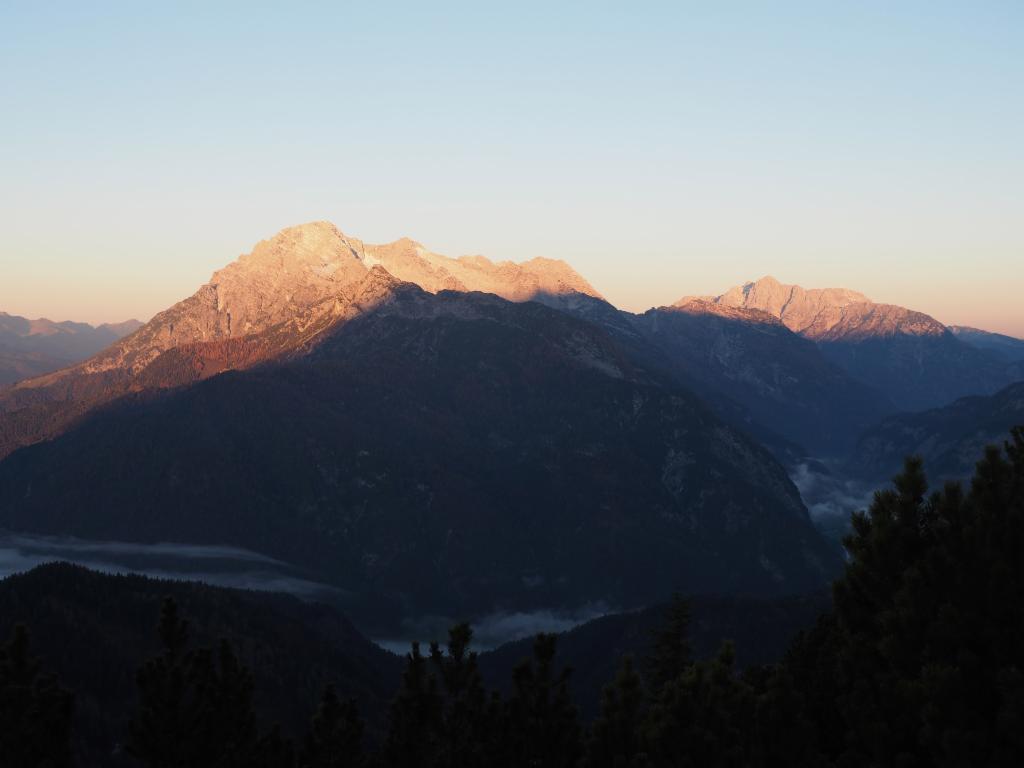 Leoganger und Loferer Steinberge im Morgenrot