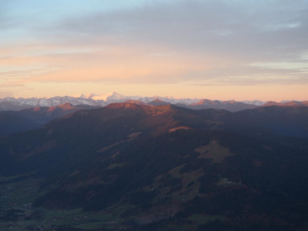 Venedigergruppe bei Sonnenaufgang