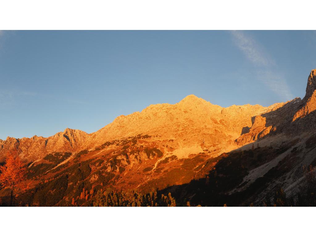 Schartenkopf im Abendrot