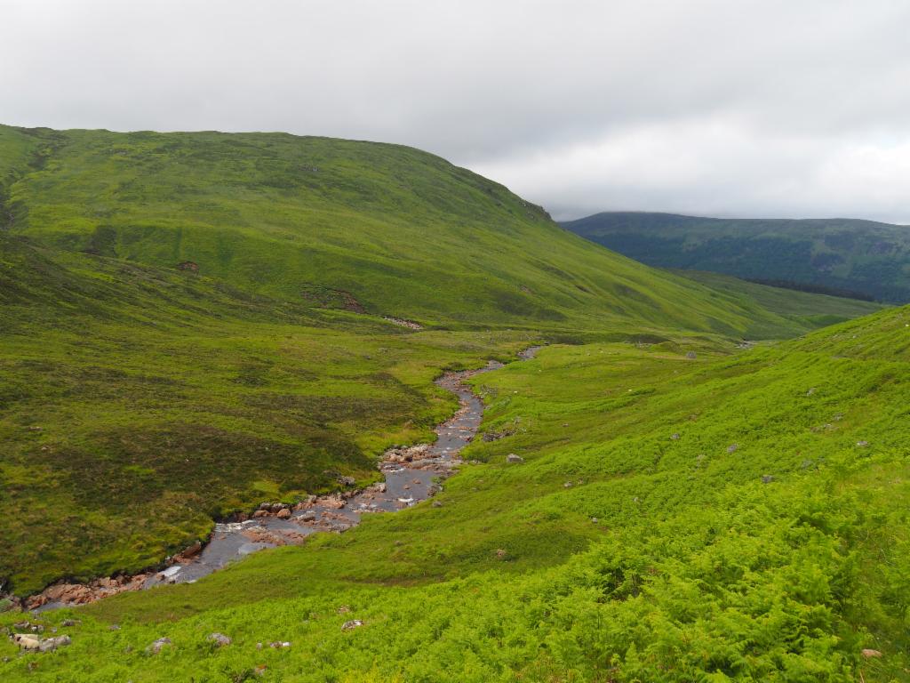 Valley leading up to Lochan Na Lairige