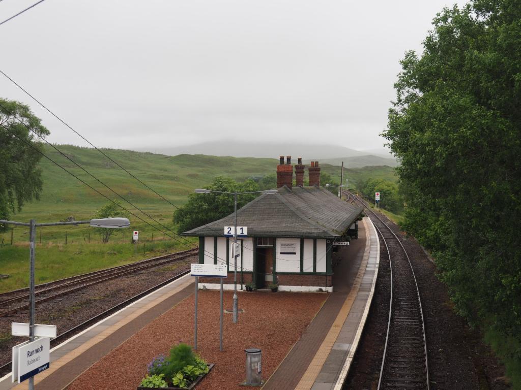 Rannoch Station in the middle of Rannoch Moor