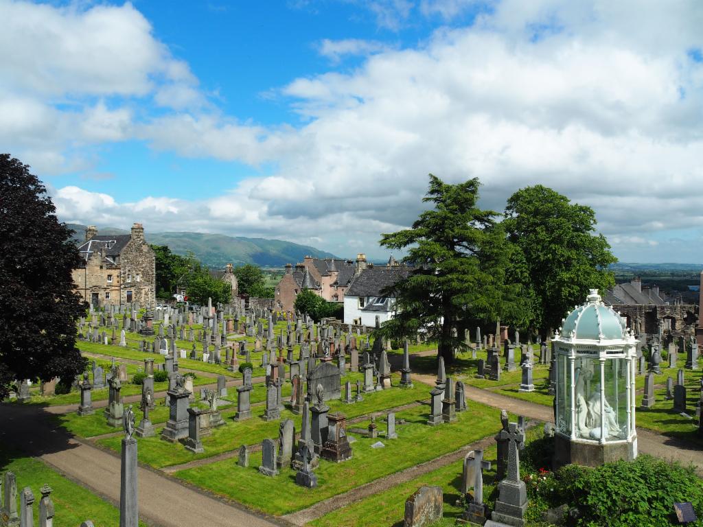 Cemetery on the castle hill