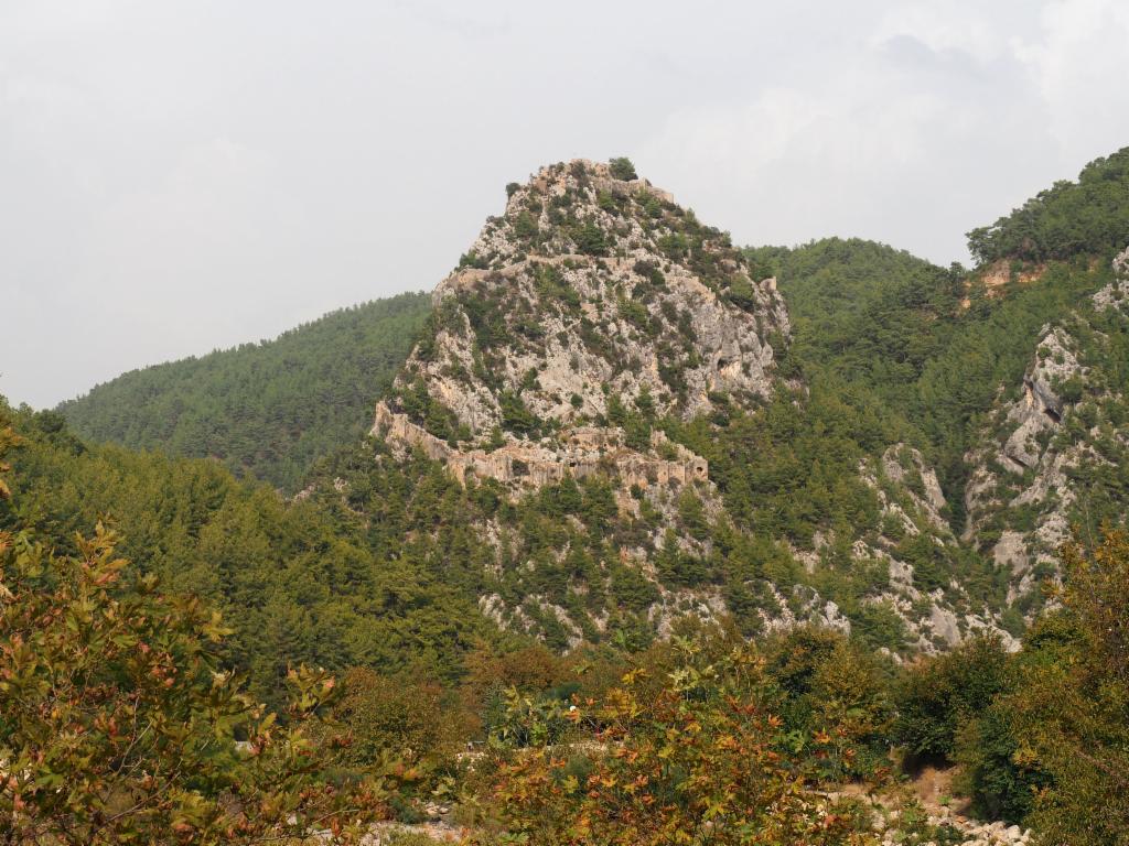 Seemingly unconquerable rock of Alara Kalesi