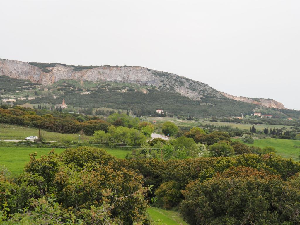 Quarries above the village of Exochi
