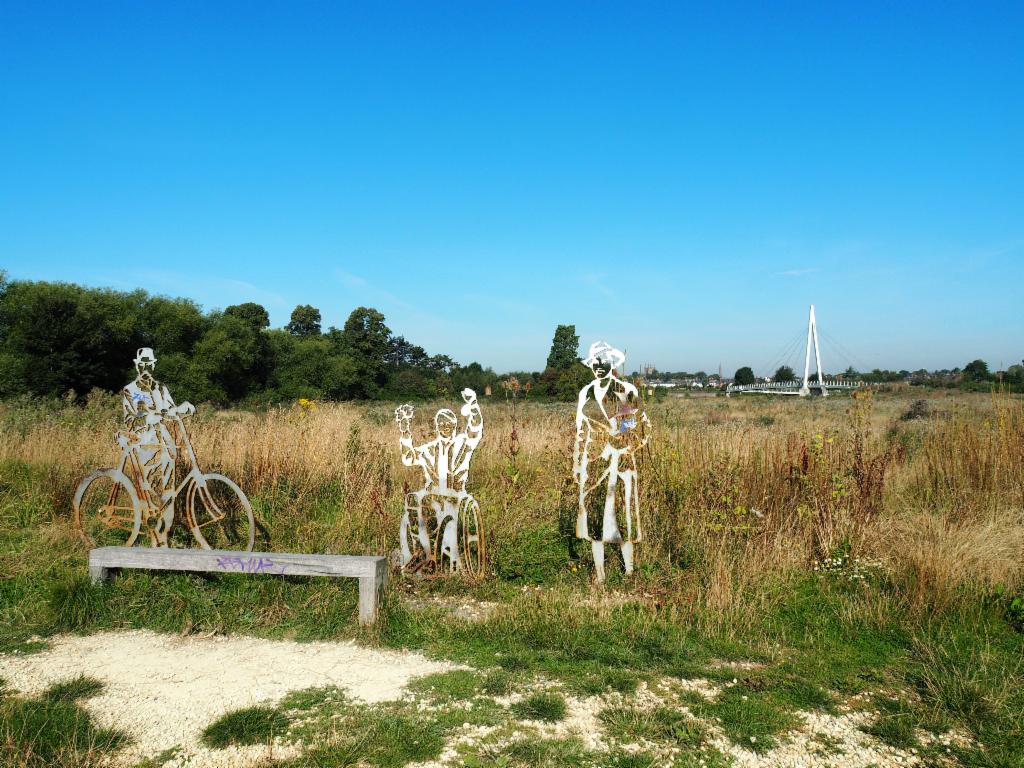 Art in deserted land near Hereford