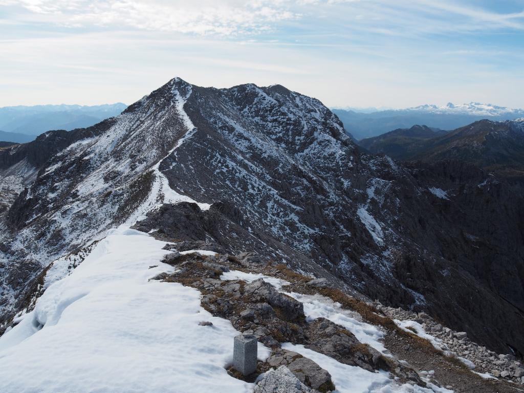 Blick zurück vom Schrocken zum Kaminspitz