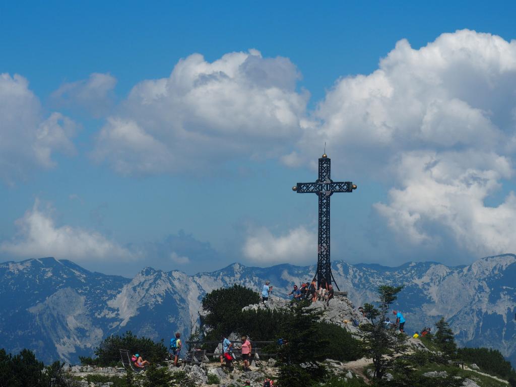 Gipfelkreuz auf der Katrin