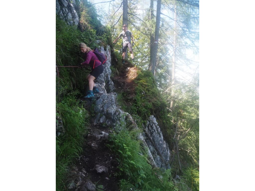 Zustieg zum Klettersteig