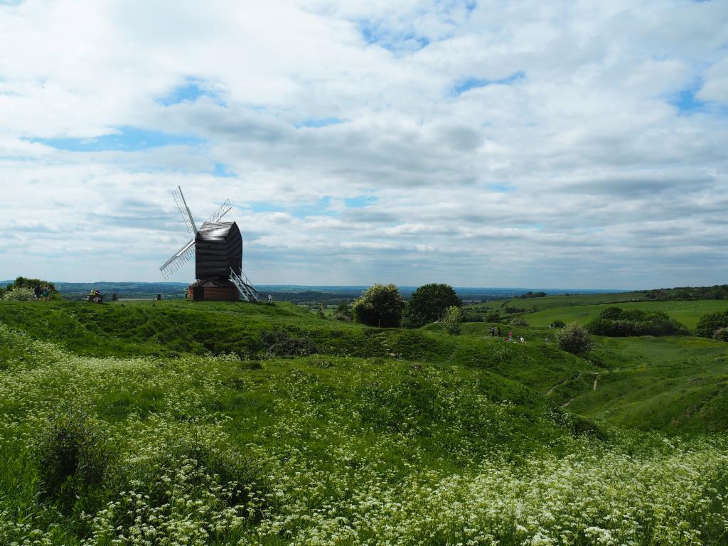 Arriving at the Brill Windmill