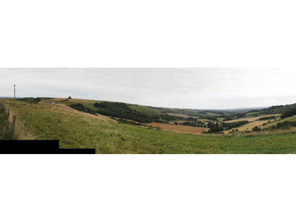 View from Inkpen Hill into Combe