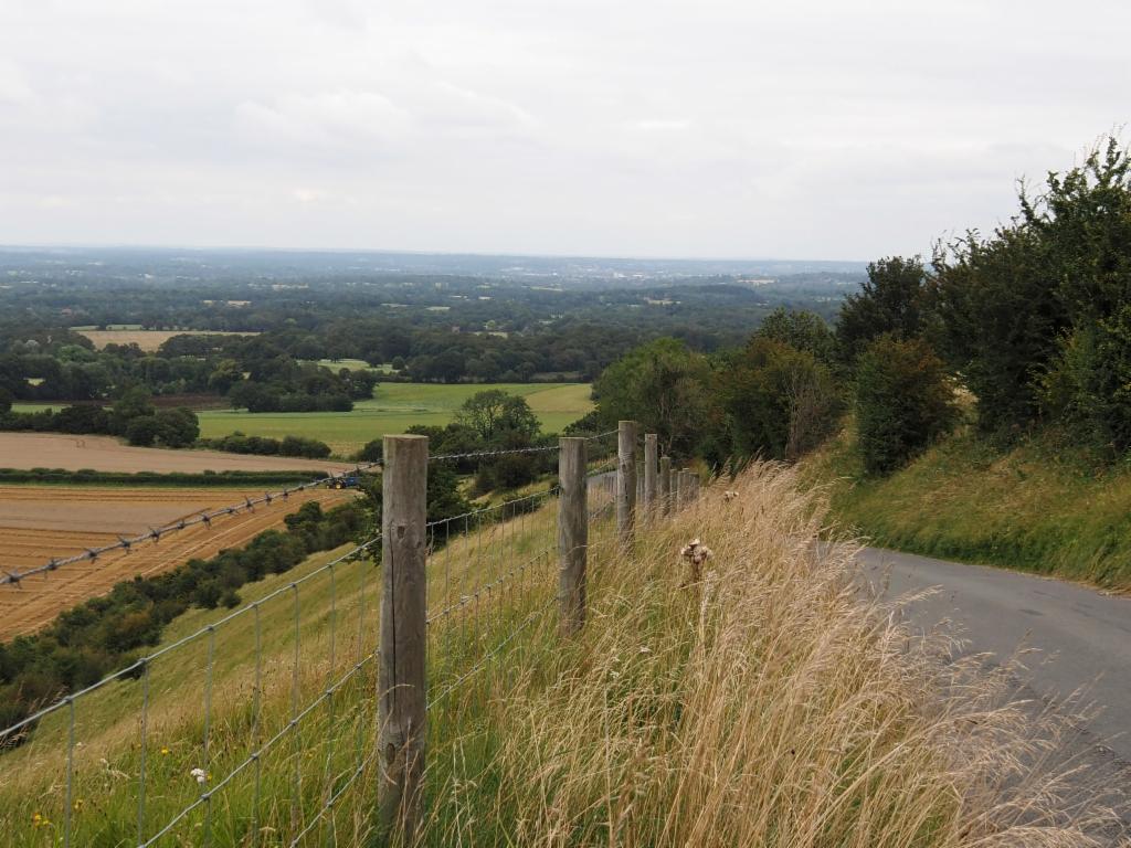 Descent from Inkpen Hill towards Newbury