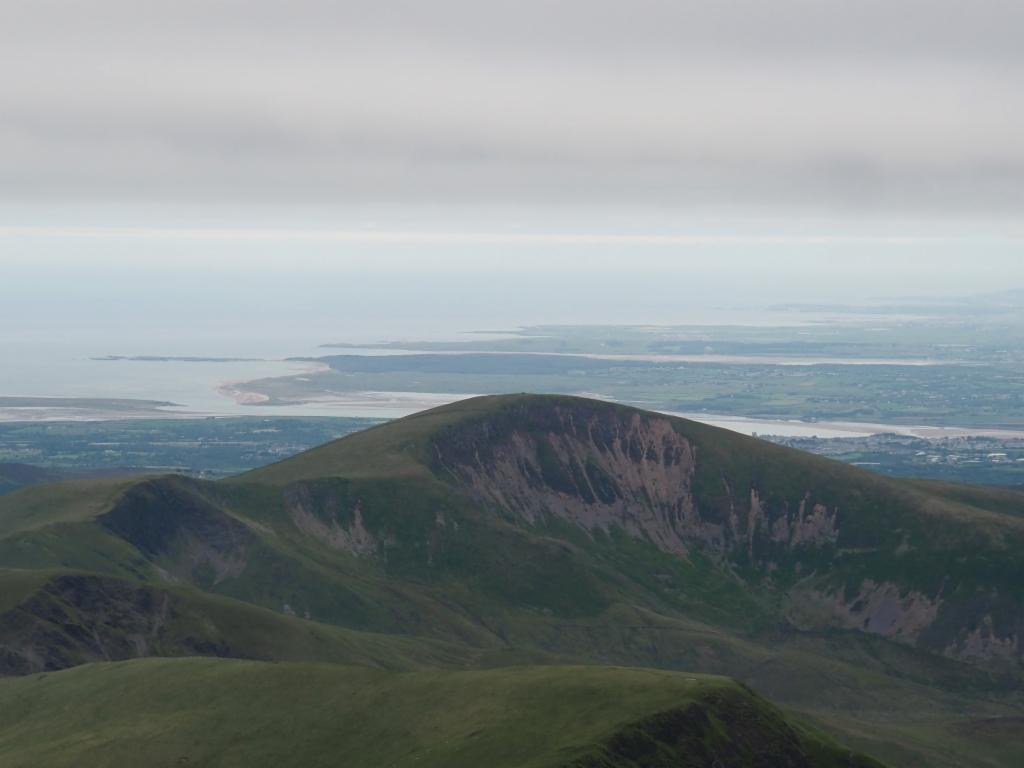 Moel Cynghorion from Crib y Ddysgi