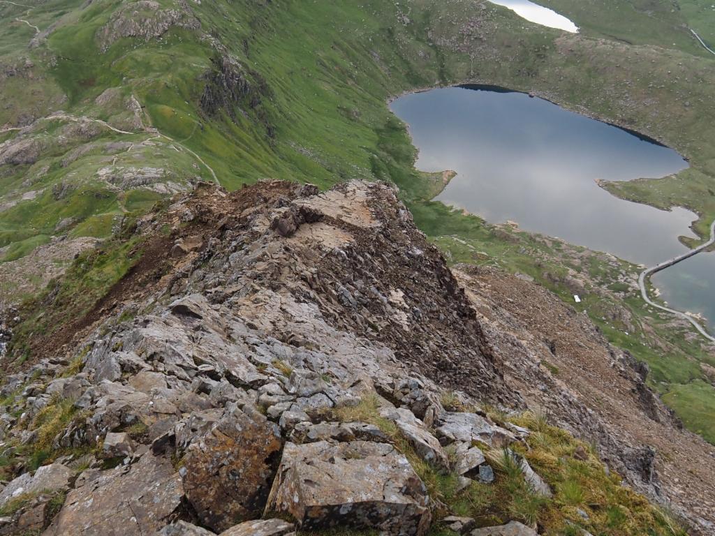 Climb from Bwich y Moch up to Crib Goch