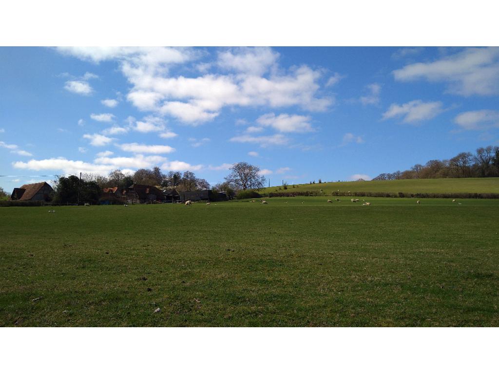 In a valley near Lower Basildon