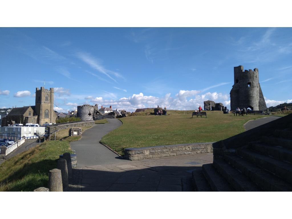 Aberystwyth castle grounds