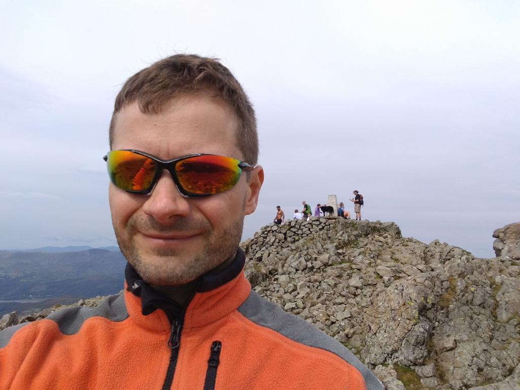 On the summit of Penygader