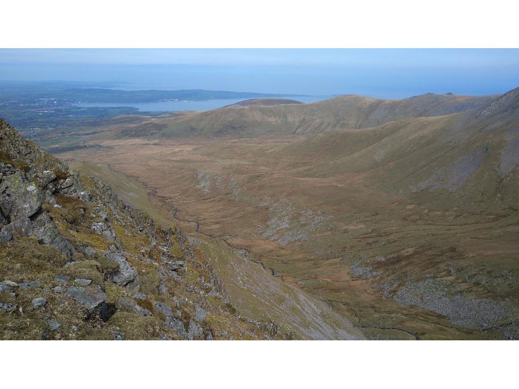 Llafar valley from Carnedd Dafydd