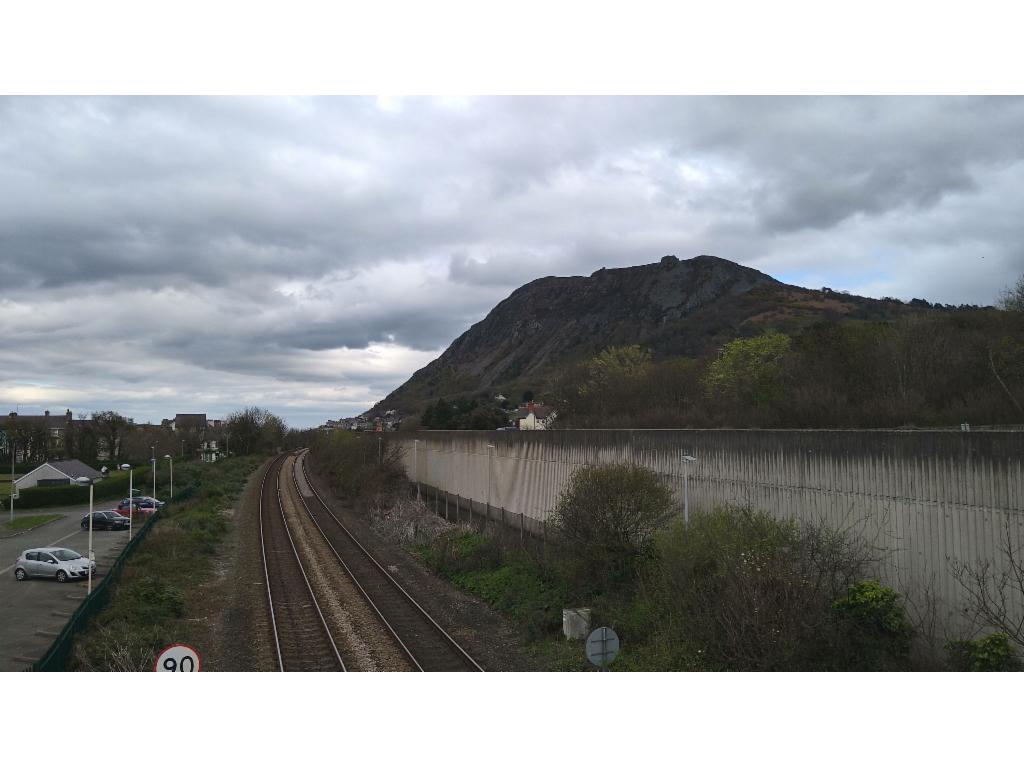 Train stop at Llanfairfechan