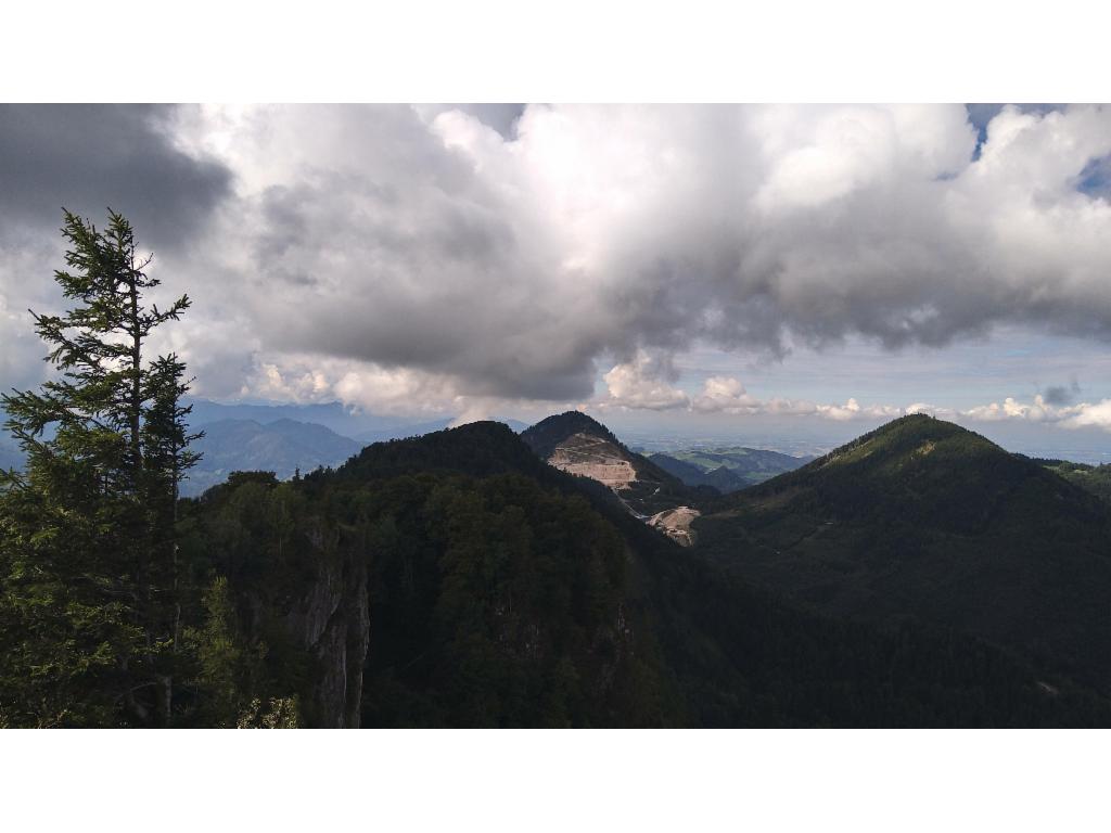 Blick vom Schoberstein zu Gaisberg und Hochbuchberg