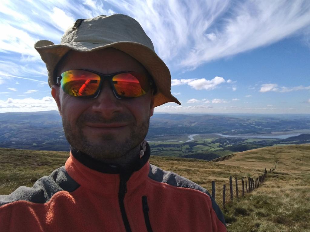 Dyfi valley from the summit