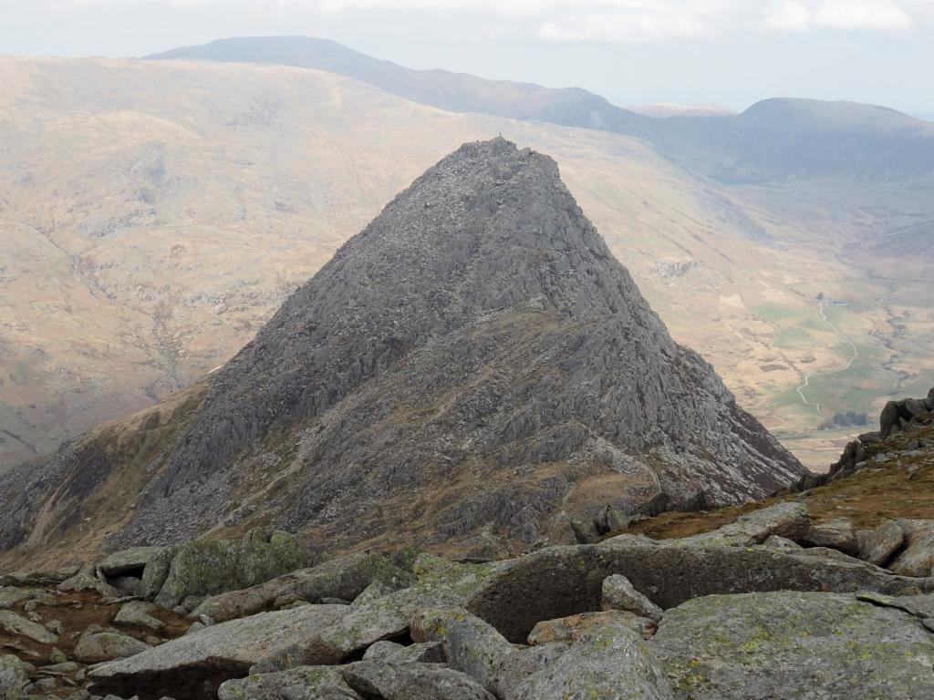 View from Bristly Ridge to Tryfan south ridge