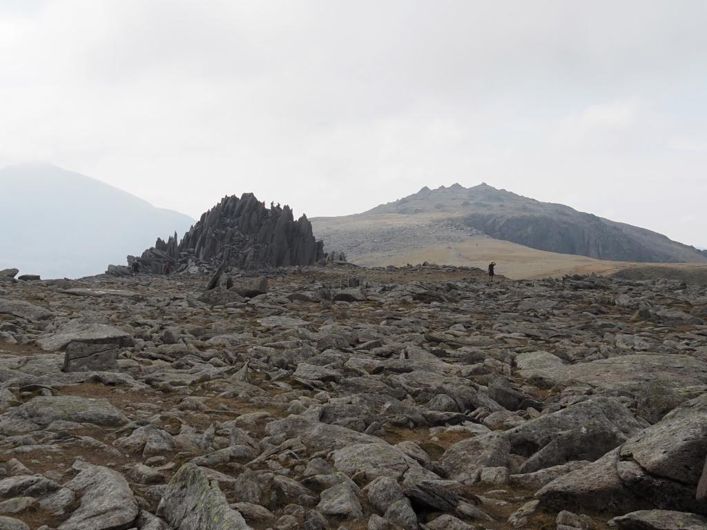 Castell Y Gwynt and Glyder Fawr from Glyder Fach