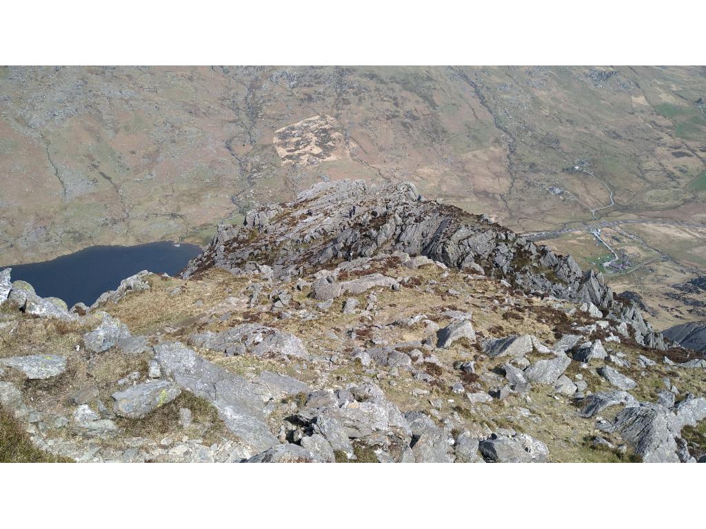 Lower part of Tryfan north ridge