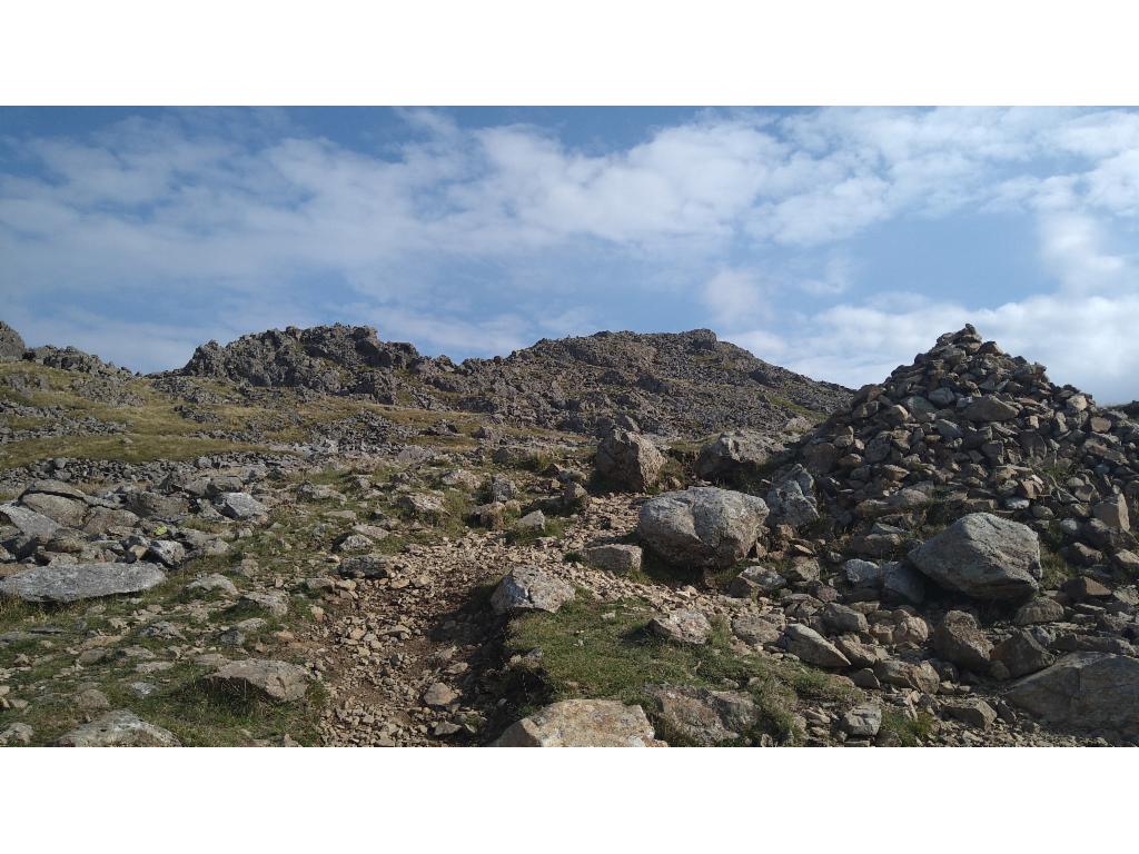 Path to the summit of Penygader