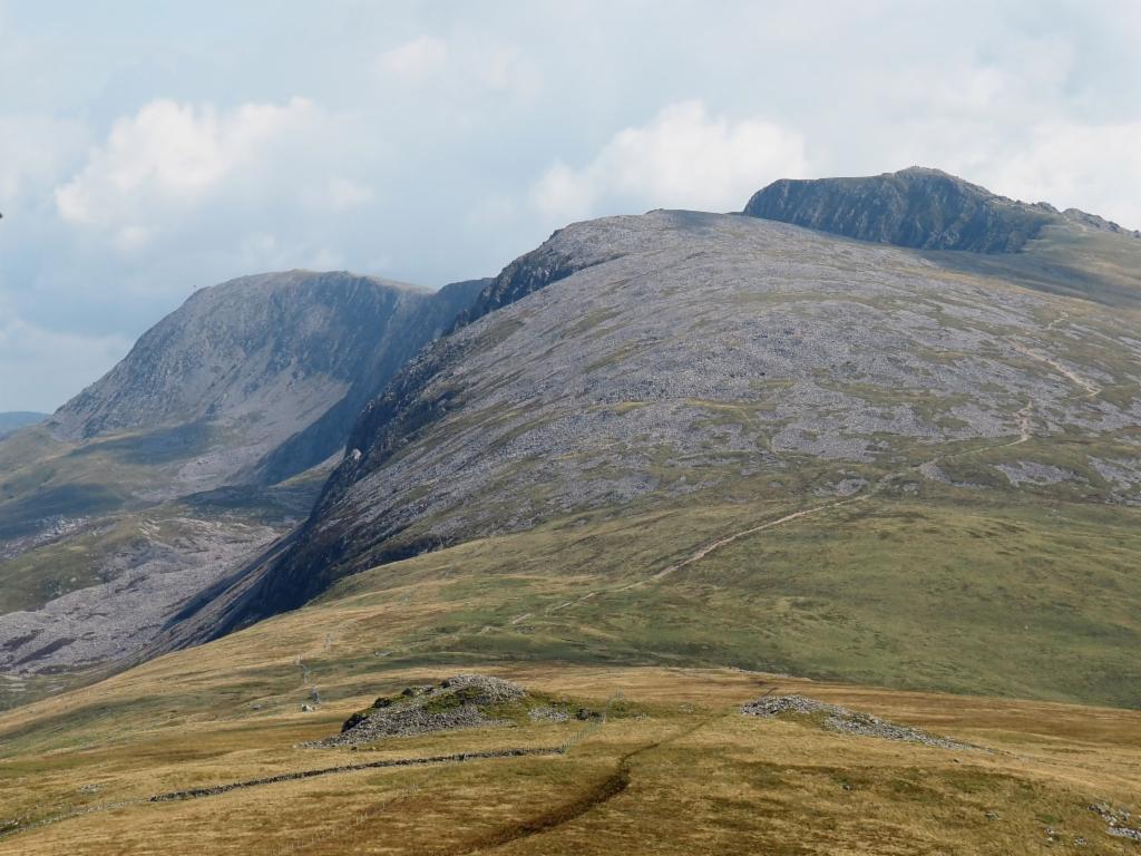 View from Tyrrau Mawr to Cadair Idris