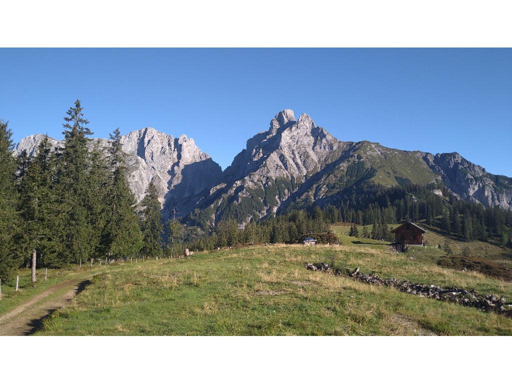 Sparafeld und Admonter Reichenstein von der Mödlinger Hütte