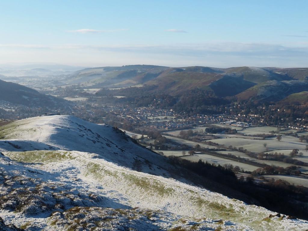 Long Mynd and Church Stretton from Caer Caradoc