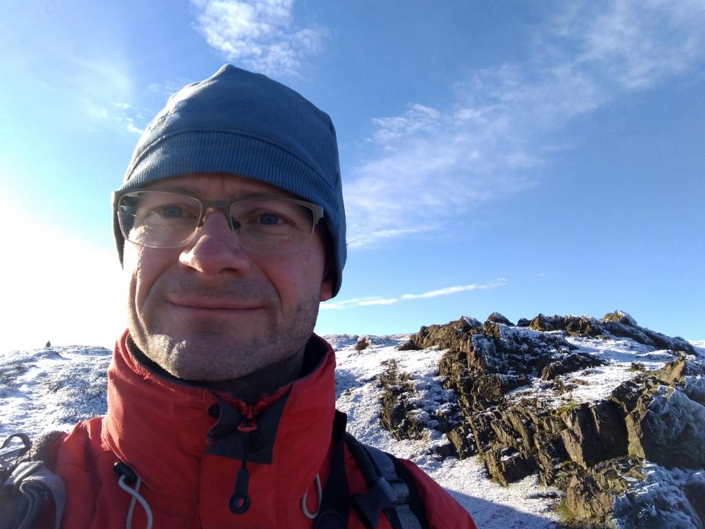 On the summit of Caer Caradoc