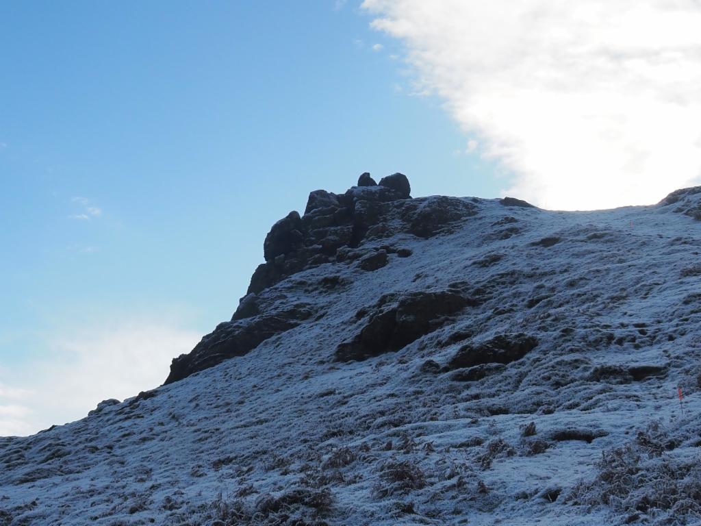 Steep climb to the BattleStones