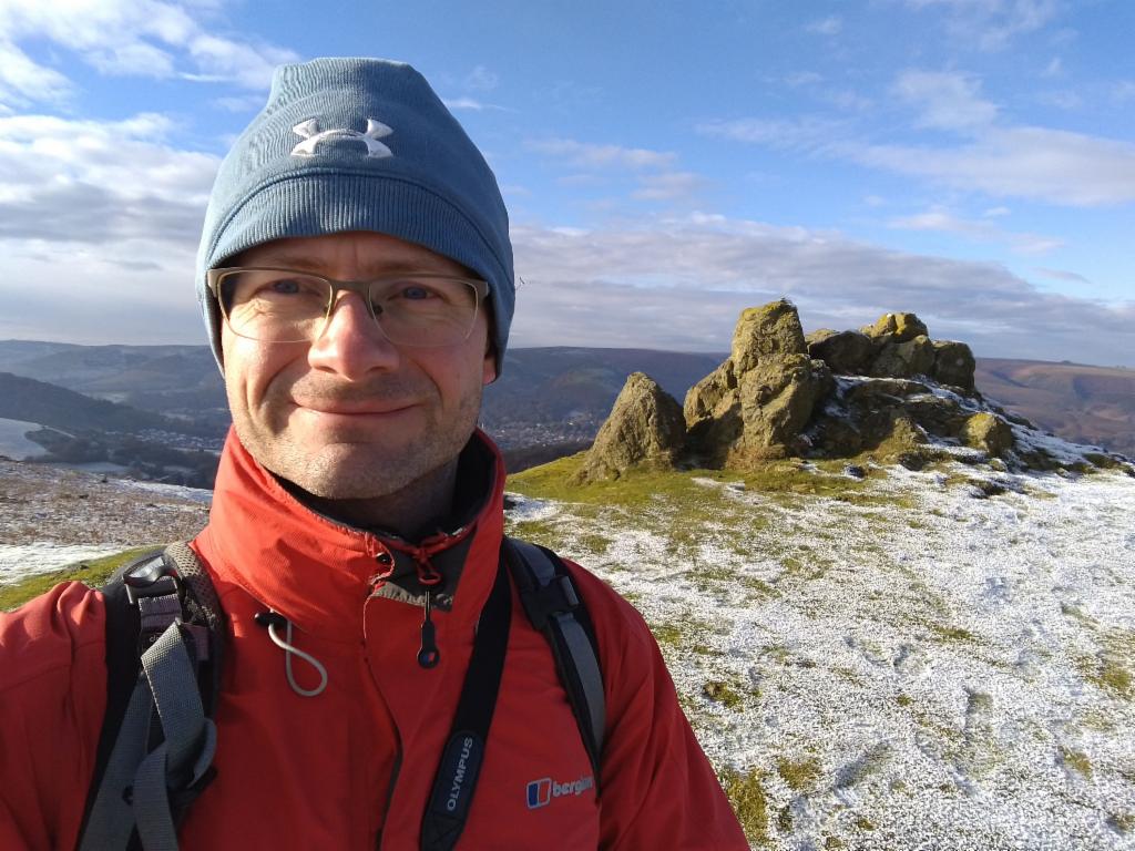 On the south summit of Hope Bowdler Hill