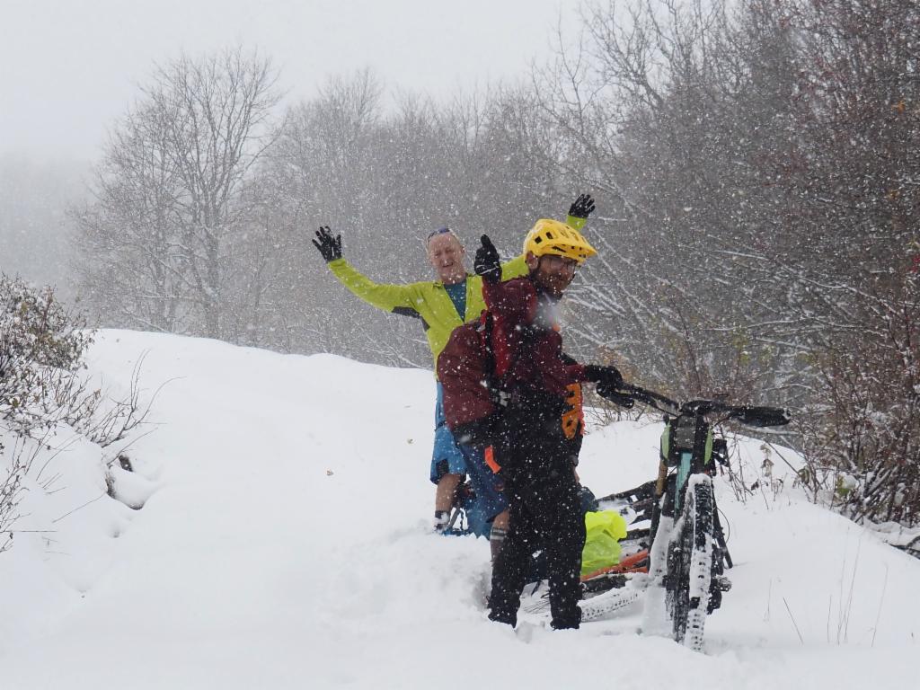 Les flocons tombent...