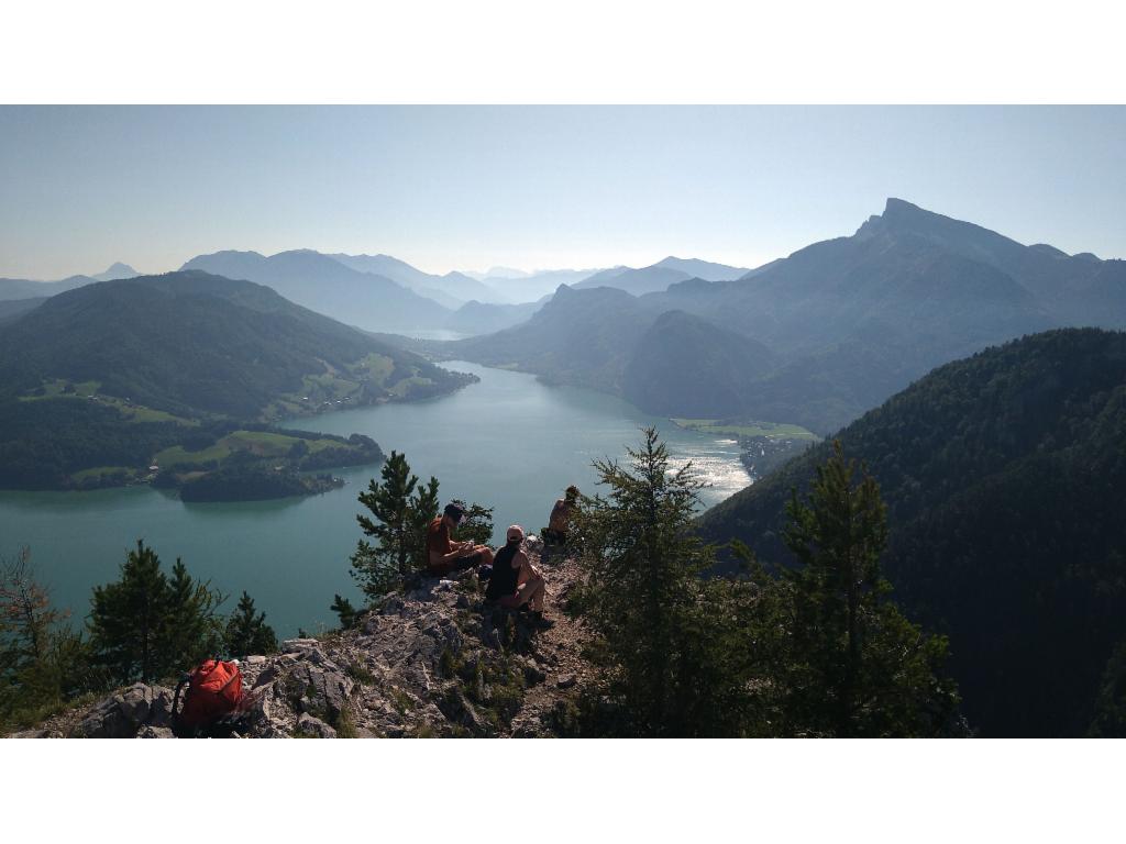 Blick vom Gipfel gegen Osten