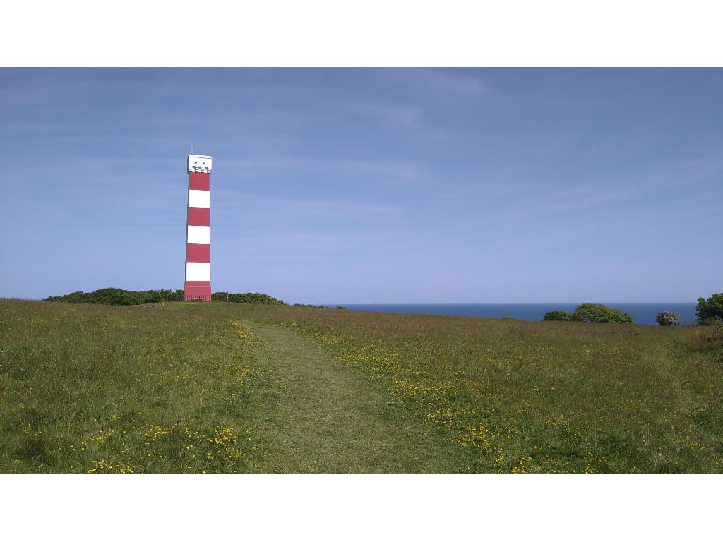 Daymark on Gribbin Head