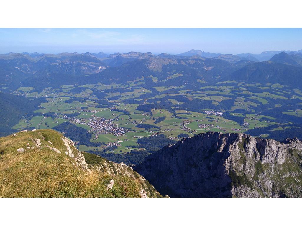 Osterhorngruppe und Abtenau von der Tagweide