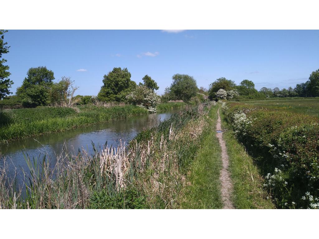 Towpath along Grand Union Canal