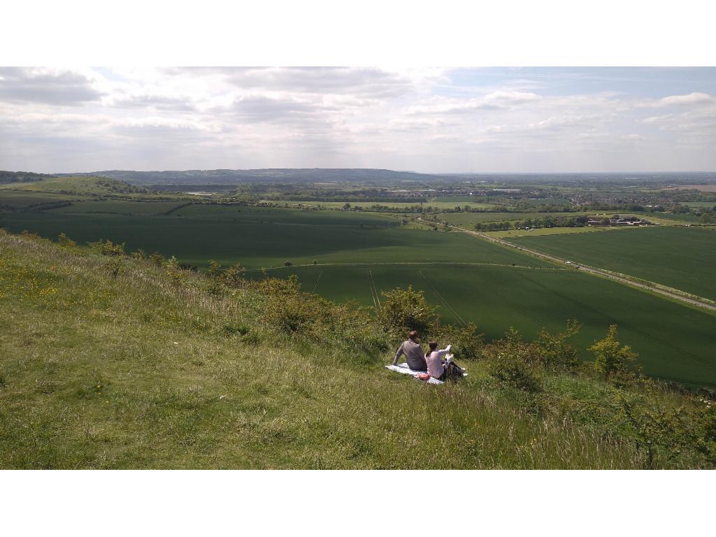 View from Ivinghoe Beacon towards the west