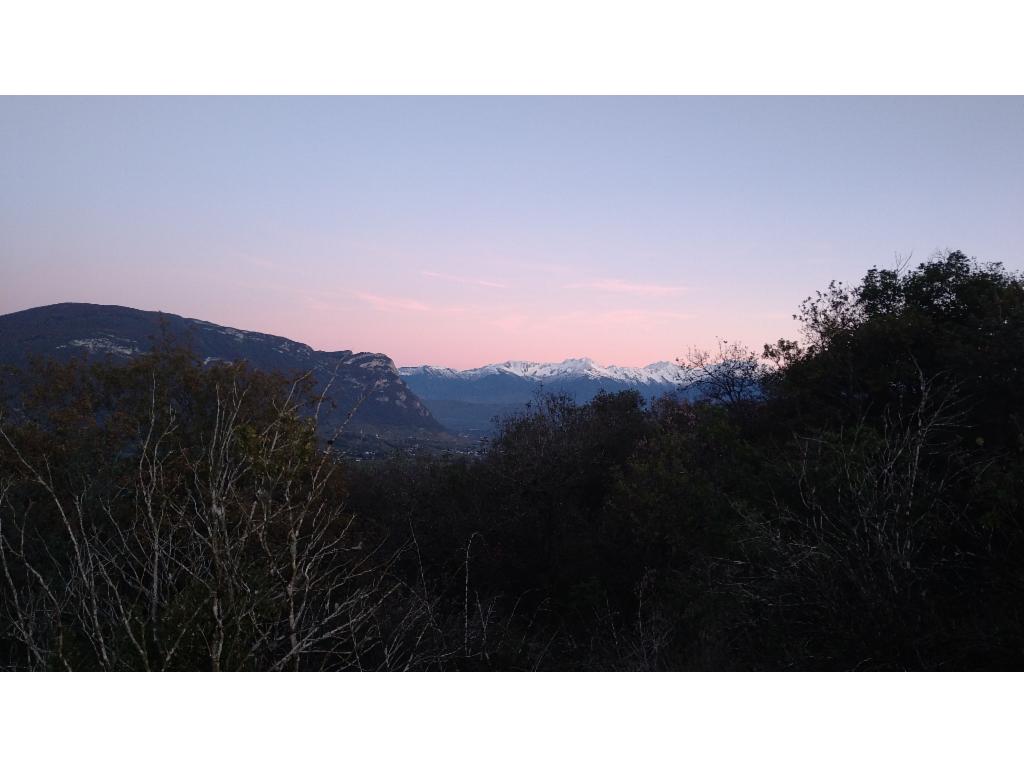 Belledonne depuis la Croix de la Coche