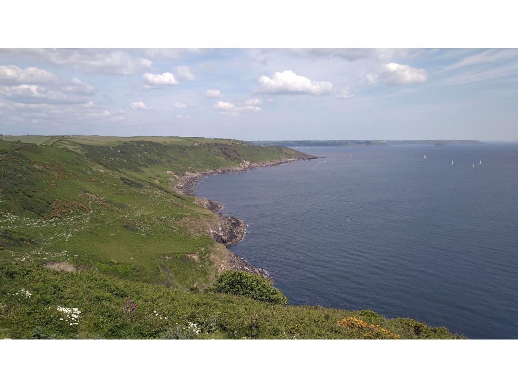 View from Rame Head towards the east