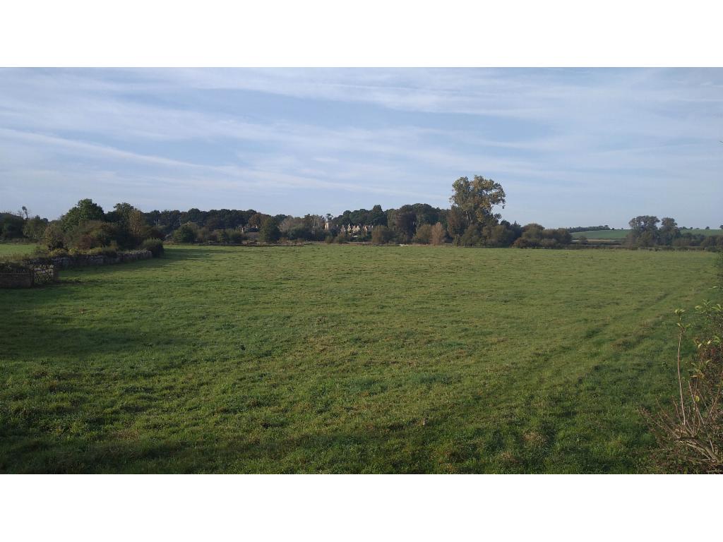 View back to Asthall across the Windrush Valley