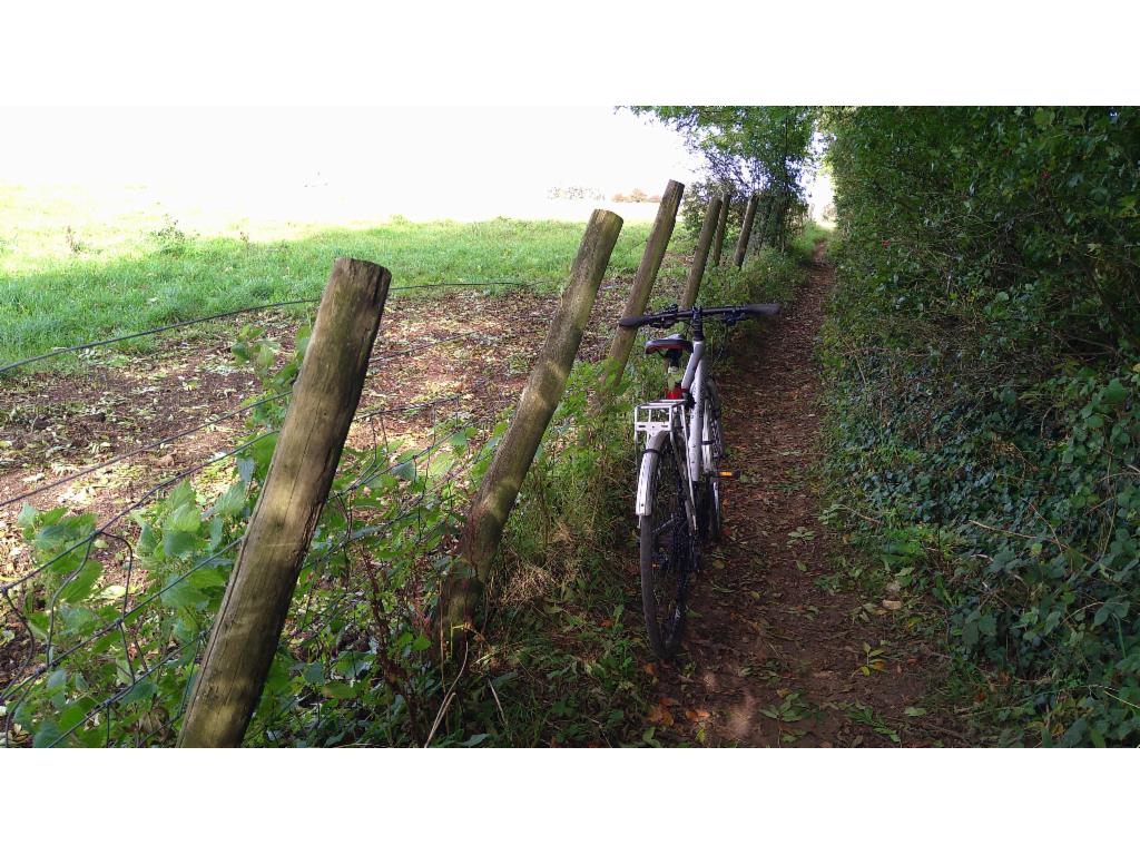 Footpath on  Juniper Hill