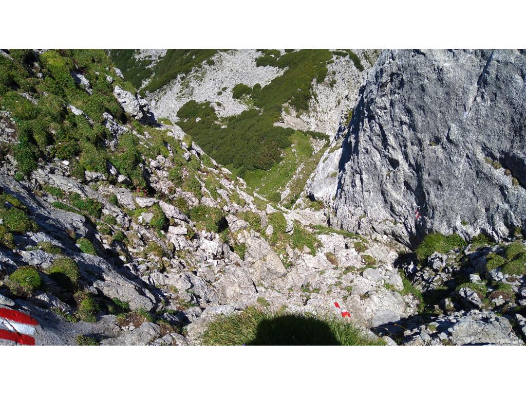 Schlucht-abwärts zur Weitkarscharte